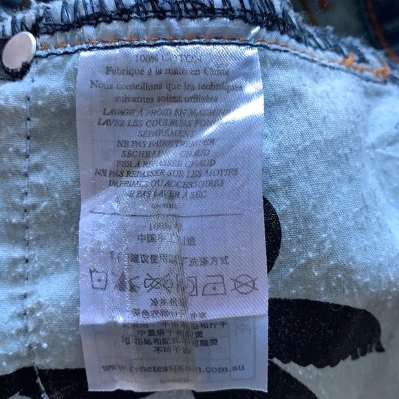 One Teaspoon Suede Pockets Denim Jean Shorts - Picture 14 of 14